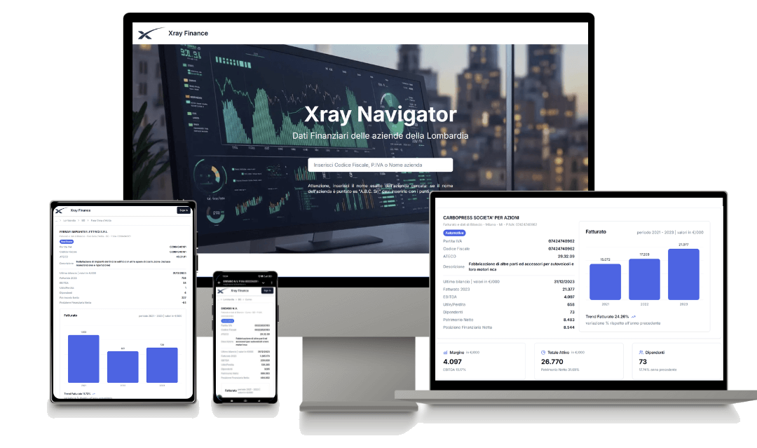Esempio Scheda Xray Finance